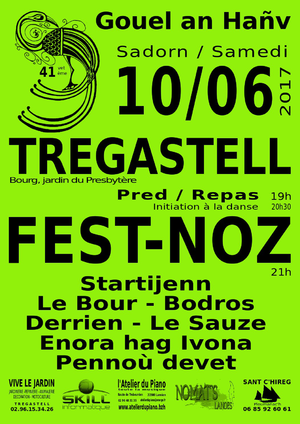 Fest Noz à Trégastel le 10 juin 2017 Tamm Kreiz