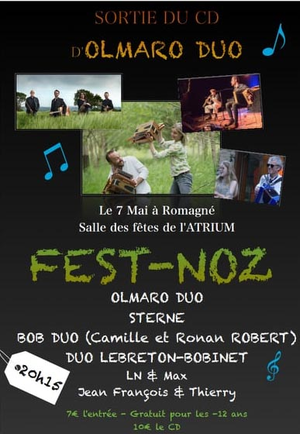 Fest Noz à Romagné le 7 mai 2022 Tamm Kreiz