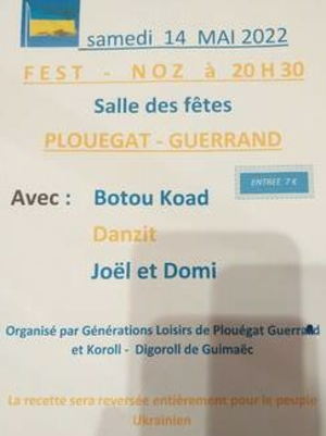 Fest Noz à Plouégat Guerrand le 14 mai 2022 Tamm Kreiz