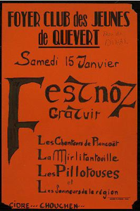 Fest Noz à Quévert le 15 janvier 1977 Tamm Kreiz