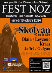 Fest-noz à Caudan<br>Un ticket conso offert aux adhérents