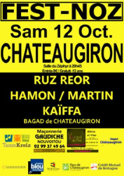 Fest-noz de Chateaugiron<br>1 ticket conso offert à nos adhérents