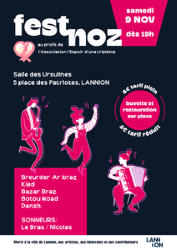 Fest-noz à Lannion<br>3€ de réduction offerts à nos adhérents